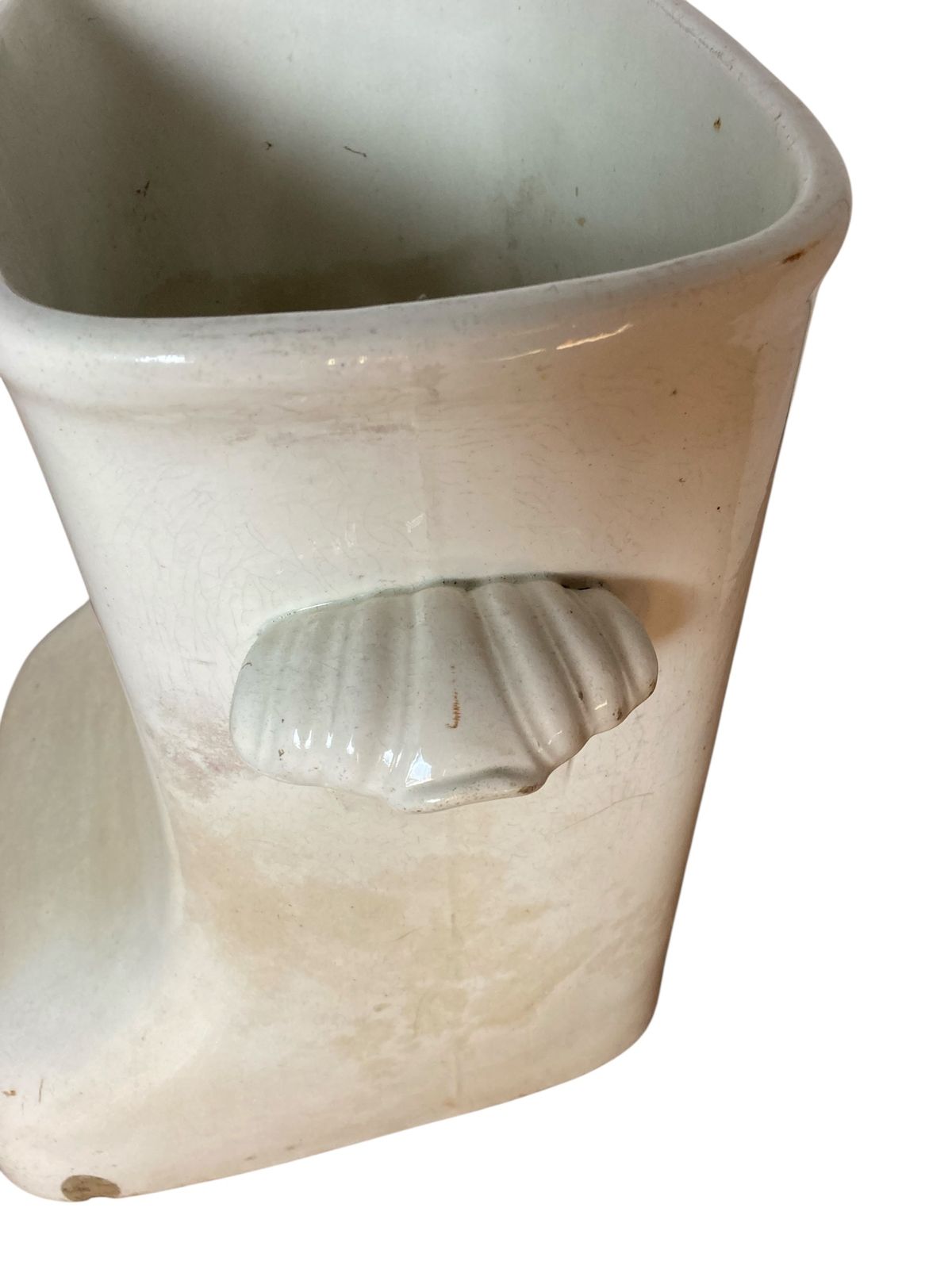 Creamware Knee Bath Or Jardinere Planter 1800's photo buy