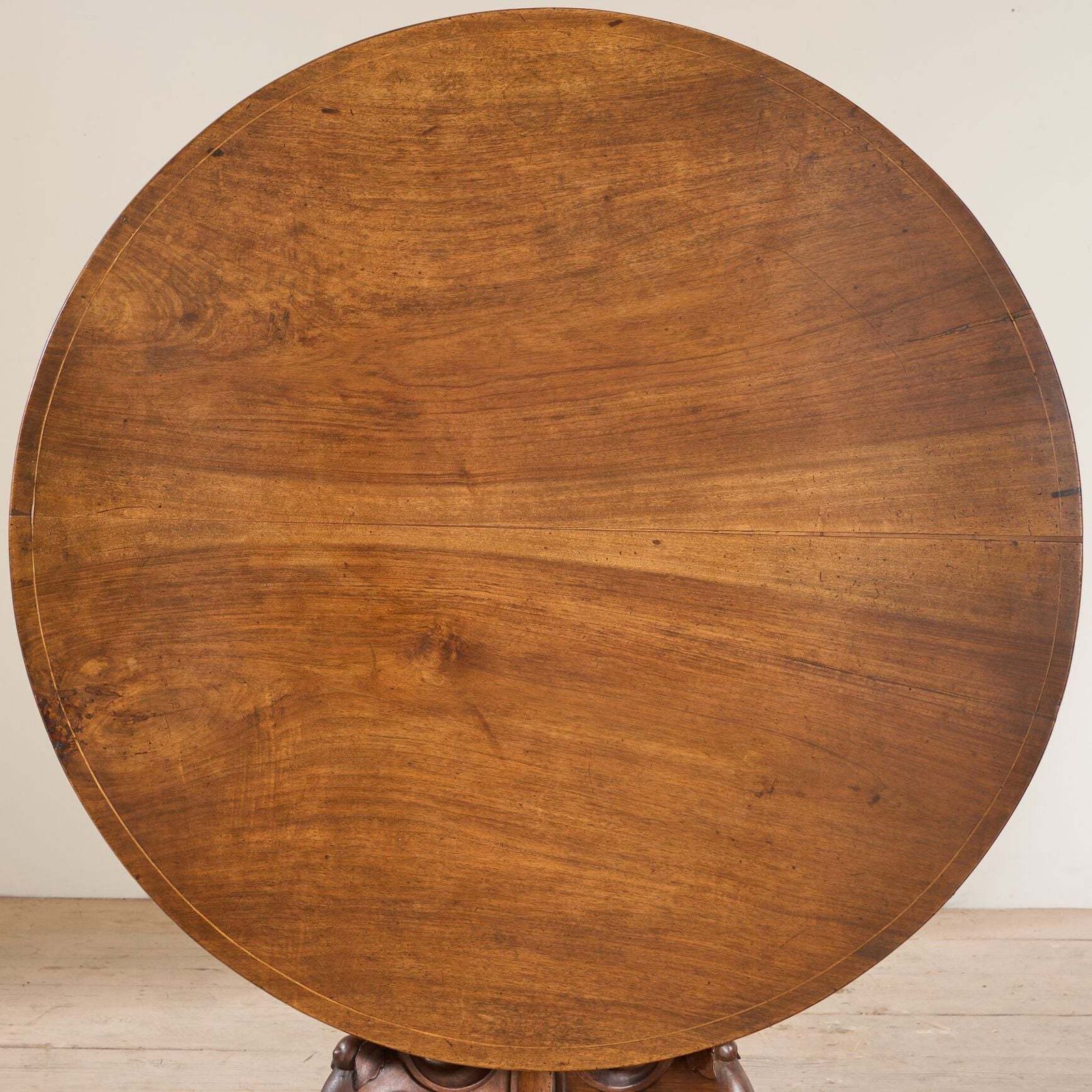 18th Century Italian Walnut Tilt Top Table photo Furniture