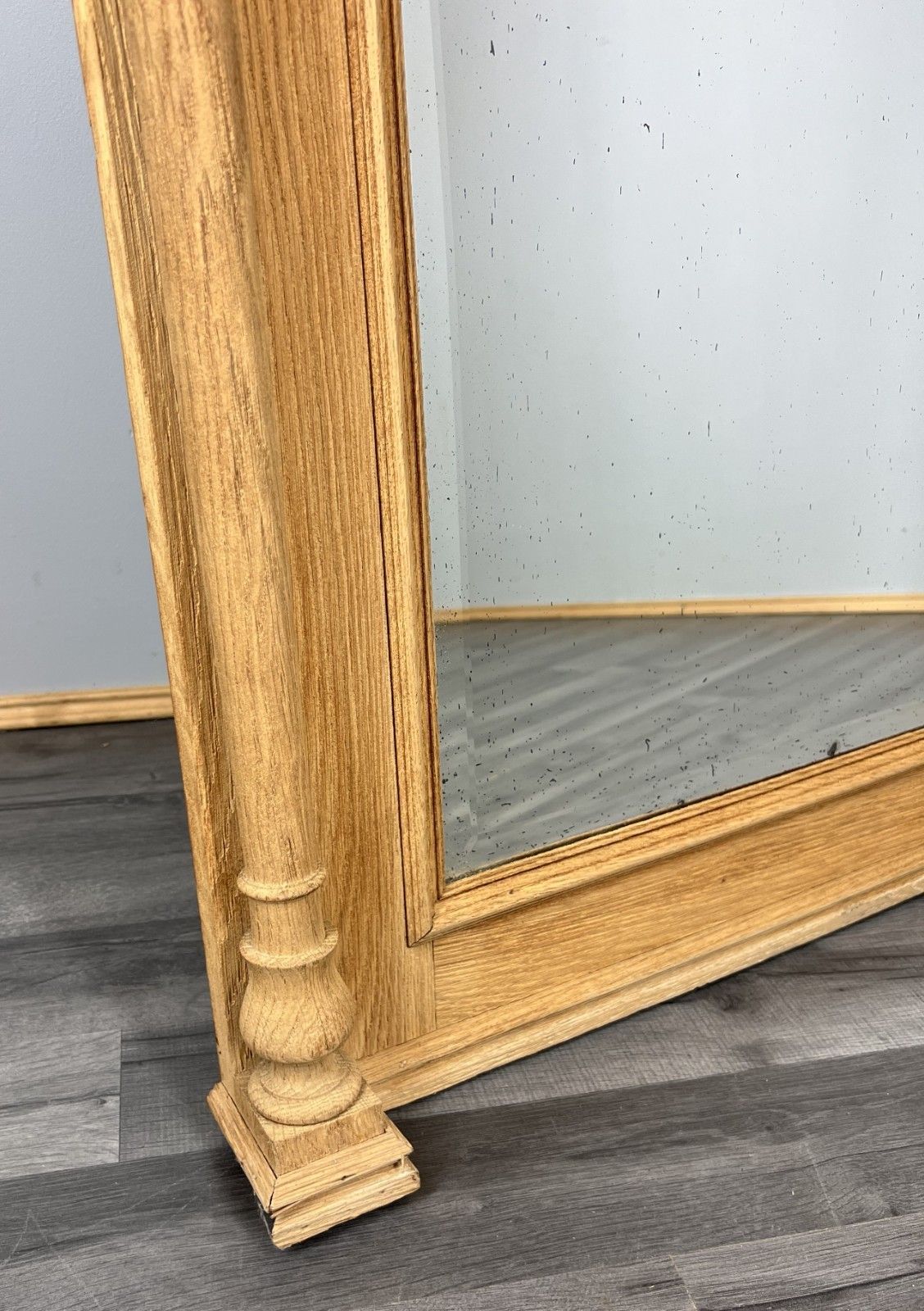 Wall Mirror Antique French Style Oak Carved Ornate Wall Frame Lot 4044 photo 269.0