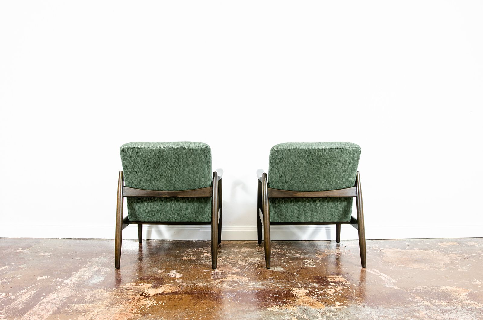 Vintage Armchairs "Gfm 64" By Edmund Homa, Poland, 1960s photo vinterior