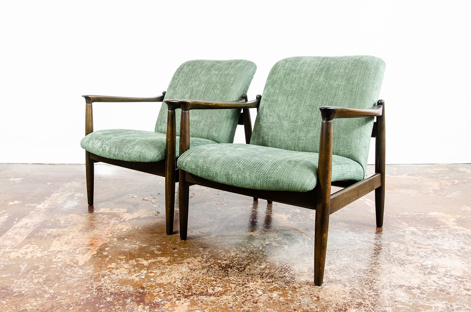 Vintage Armchairs "Gfm 64" By Edmund Homa, Poland, 1960s