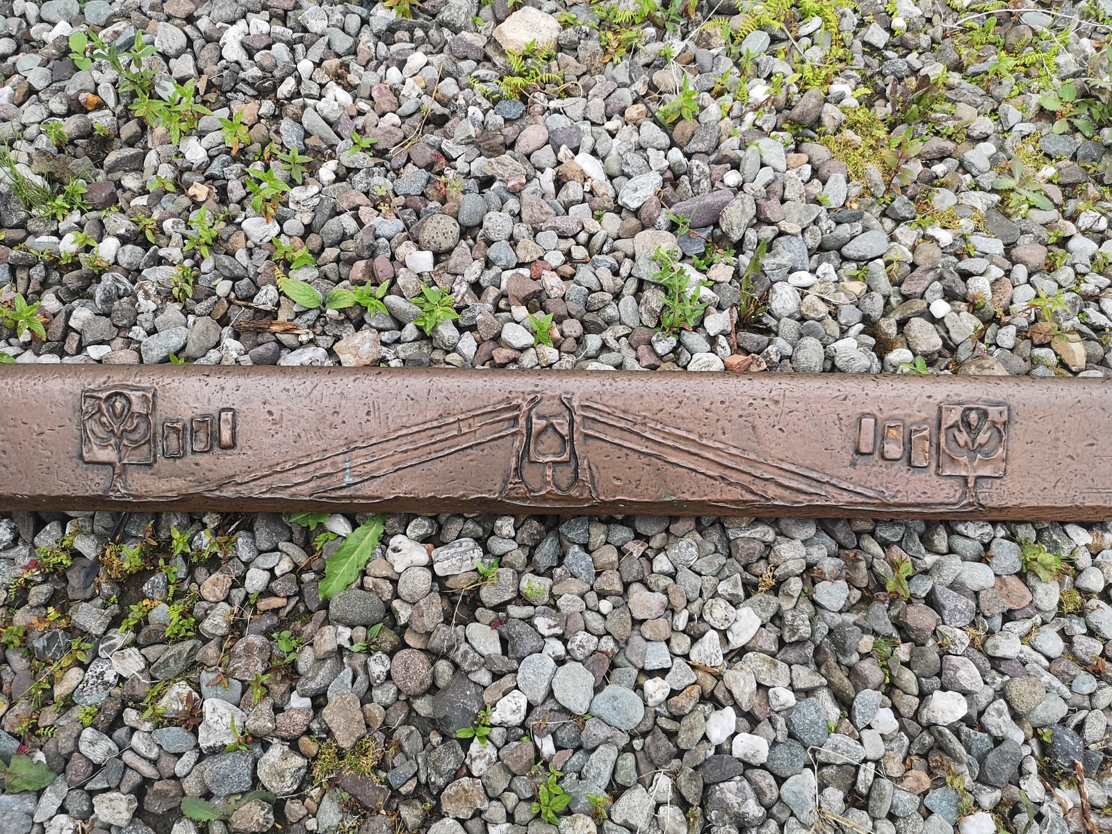 Art Deco Mackintosh Style Copper Fire Place Kerb Style Fender