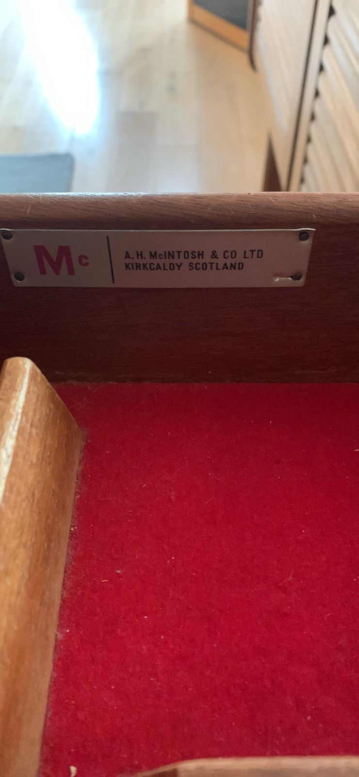 A H McIntosh Mid Century Sideboard photo furniture