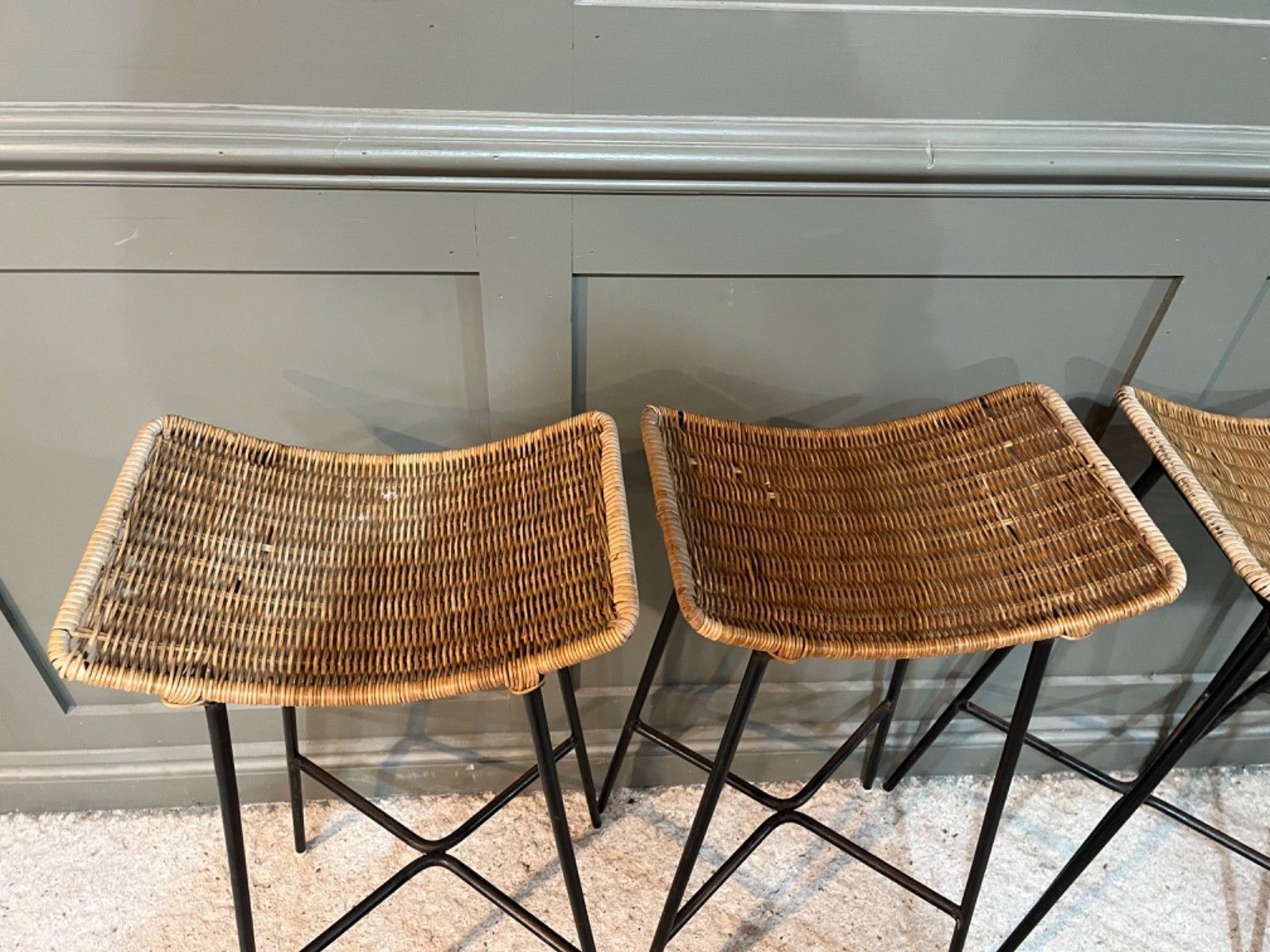 Vintage Kitchen Stools, Kitchen Island Stools, Bar Stools photo vinterior