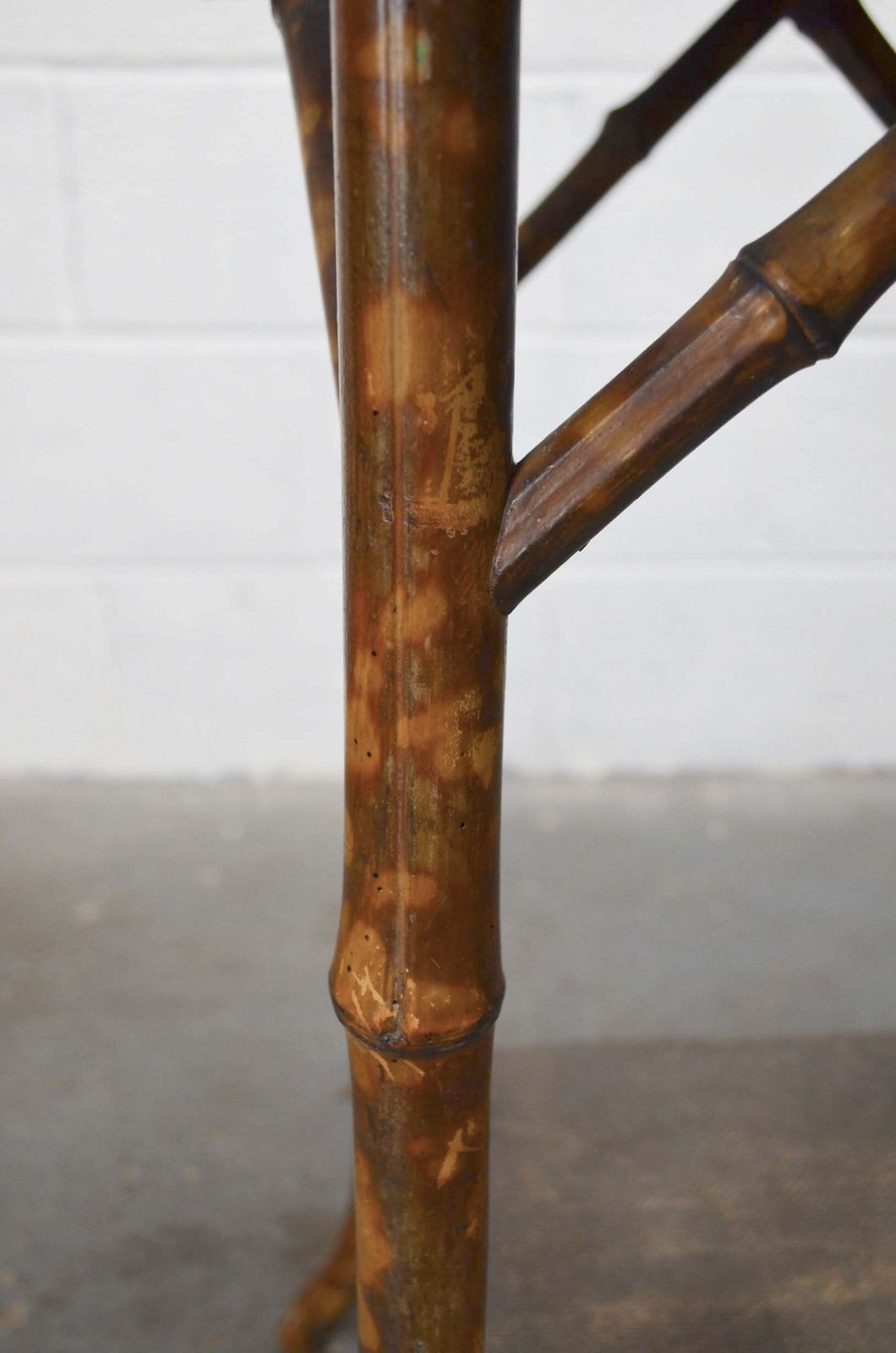 Furniture Antique Aesthetic Movement Bamboo Side Table photo