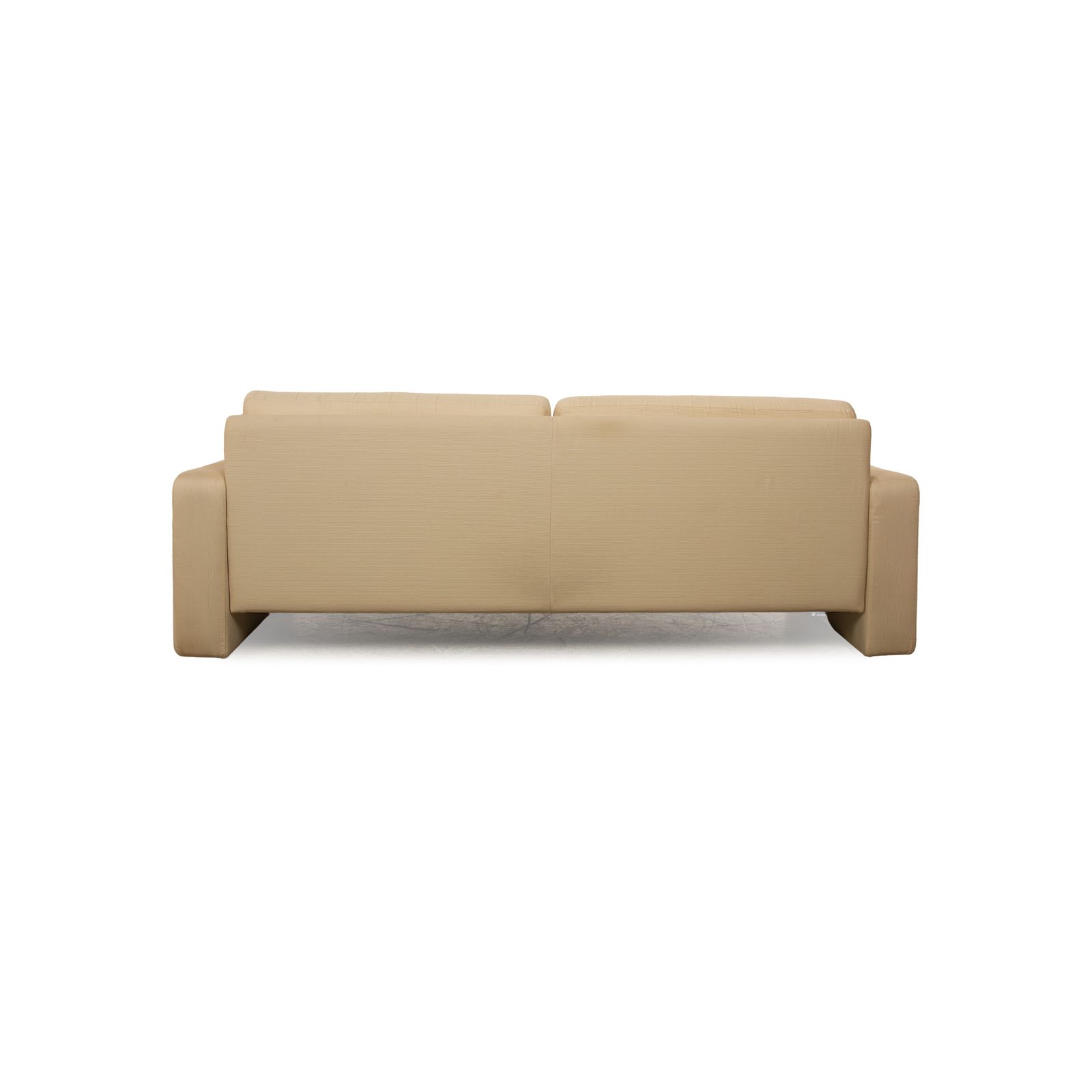 Mobilier Canapé 2 places Cor Conseta en tissu crème beige photo