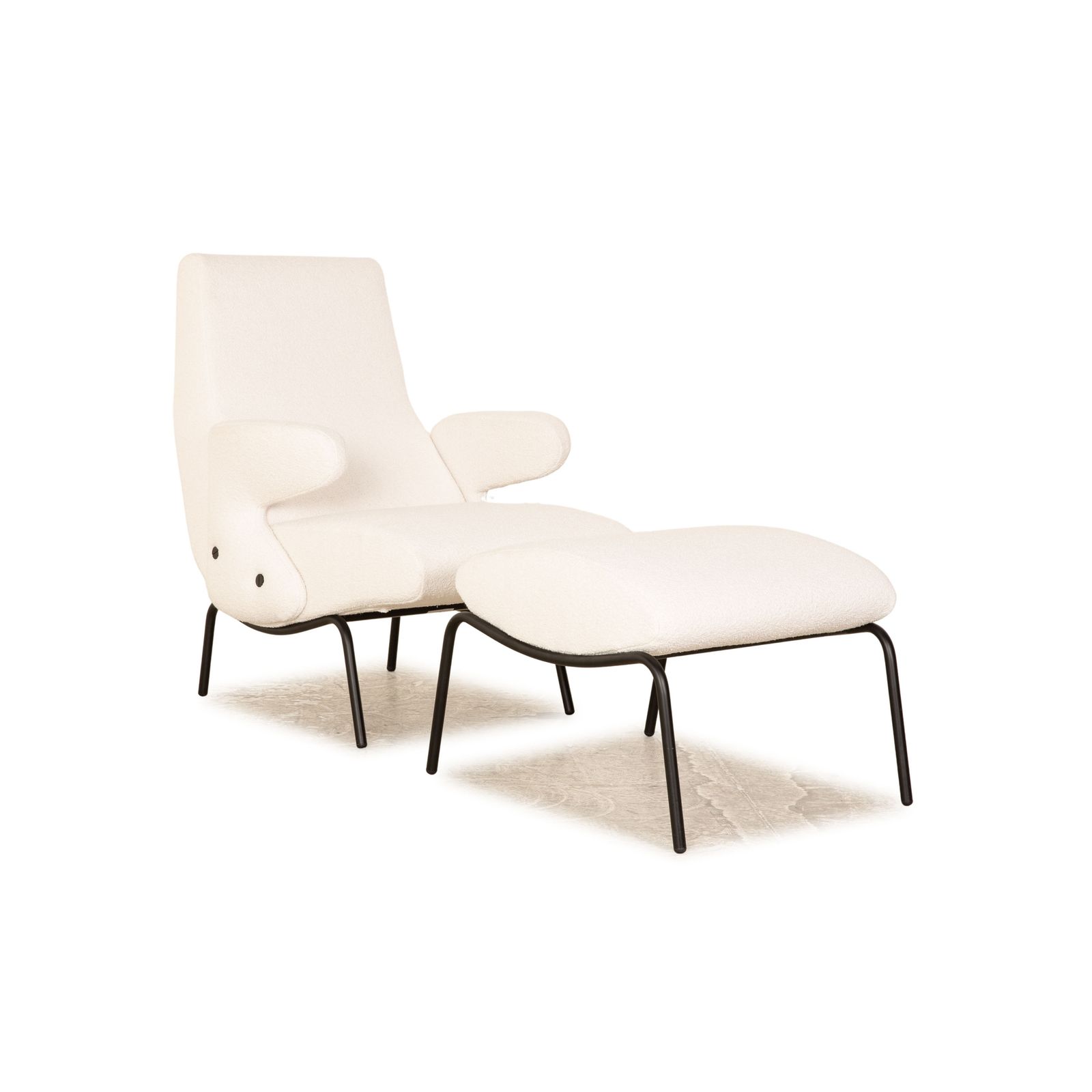 Ensemble de fauteuils Arflex Delfino en tissu blanc