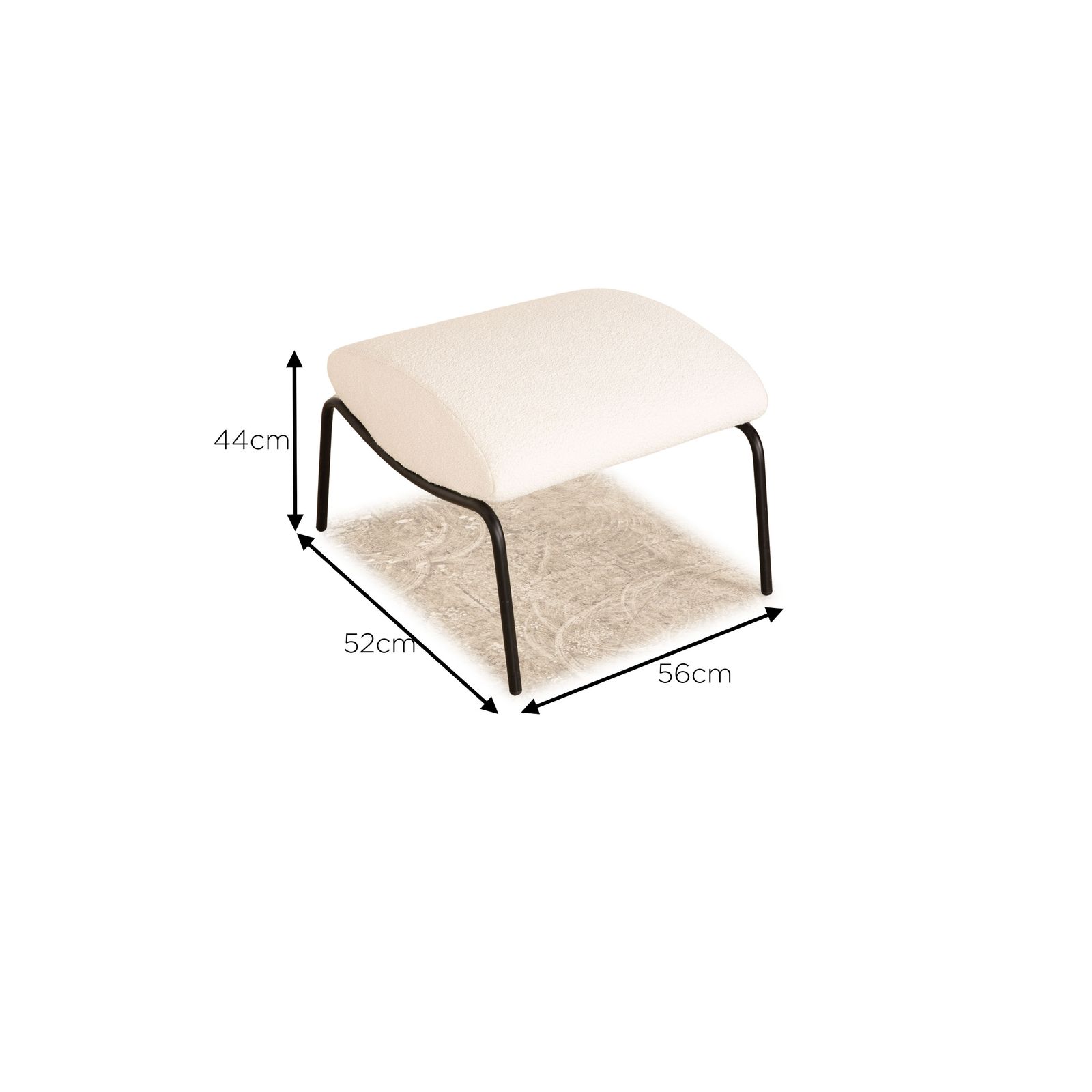 Ensemble de fauteuils Arflex Delfino en tissu blanc photo for sale