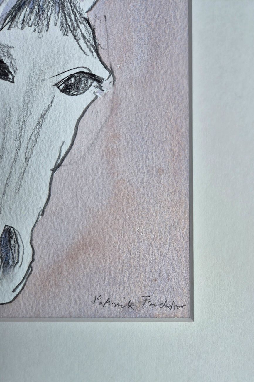 Patrick Procktor   Horse (Framed Mixed Media Painting) Modern British Art photo for sale