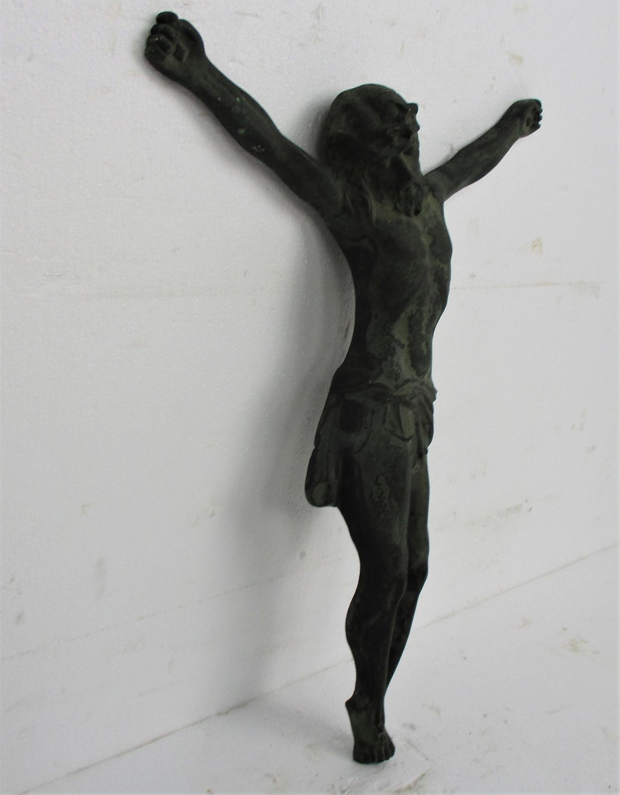 Gorgeous Antique Brass Bronze Corpus Jesus Christ Church 19th 20th Century 22.83 photo buy