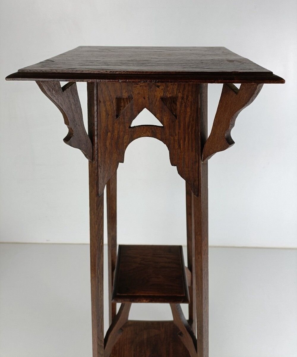 Art Nouveau Deco Ornate 3 Tier Pedestal Table Plant Bonsai Stand  Antique Barn S photo buy