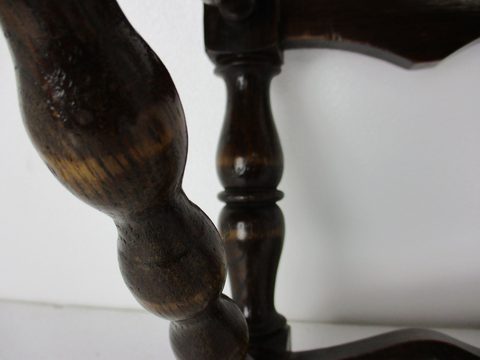 Hand Carved Wood  Wall Shelf Coat Hat Kitchen Rack Bobbin Pieces Edwardian Barn photo vinterior