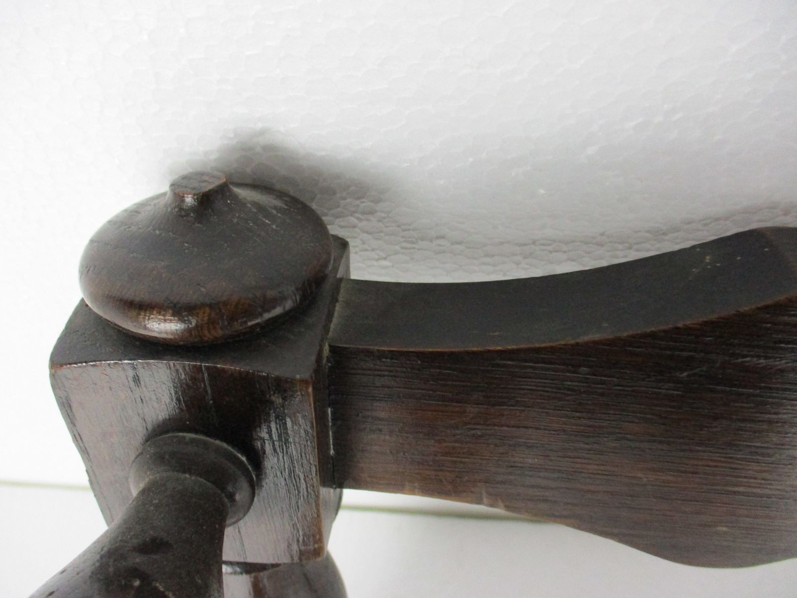 Hand Carved Wood  Wall Shelf Coat Hat Kitchen Rack Bobbin Pieces Edwardian Barn photo buy