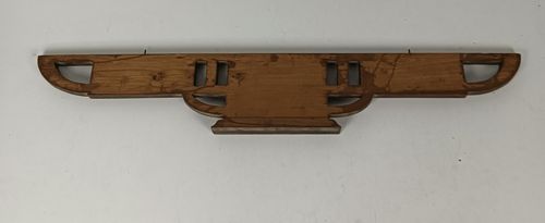 Antique Pediment Over Door Carved Wood Architectural Reclaimed Salvaged Japandi photo 223.0