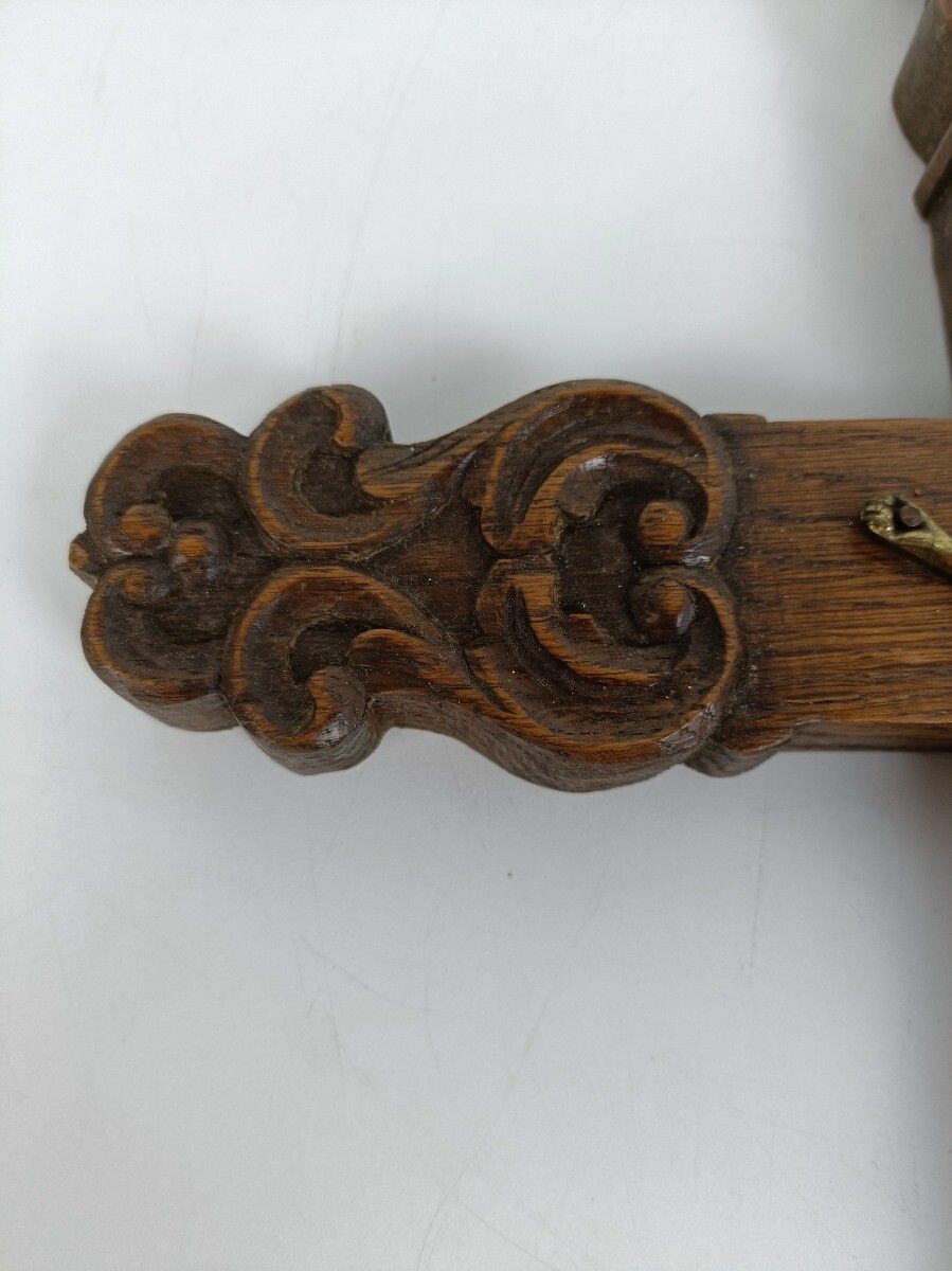 Ornate Hand Carved Wooden Hanging Crucifix Cross Christianity Vintage Jesus Chri photo buy