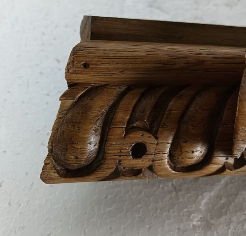 Set Of 4 Trims Corbels Pediments Carved Ornate Wood Reclaimed Antique Salvaged A photo Home Decor