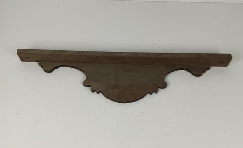 Beautiful  Antique Hand Carved Wood Wooden Pediment Over Door Architectural Recl photo buy