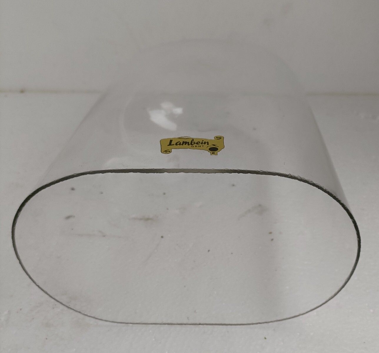 Antique Victorian Oval Hand Blown Glass Globe Dome Doll Clock 11.81" H 7.67"W 4. photo Home Decor
