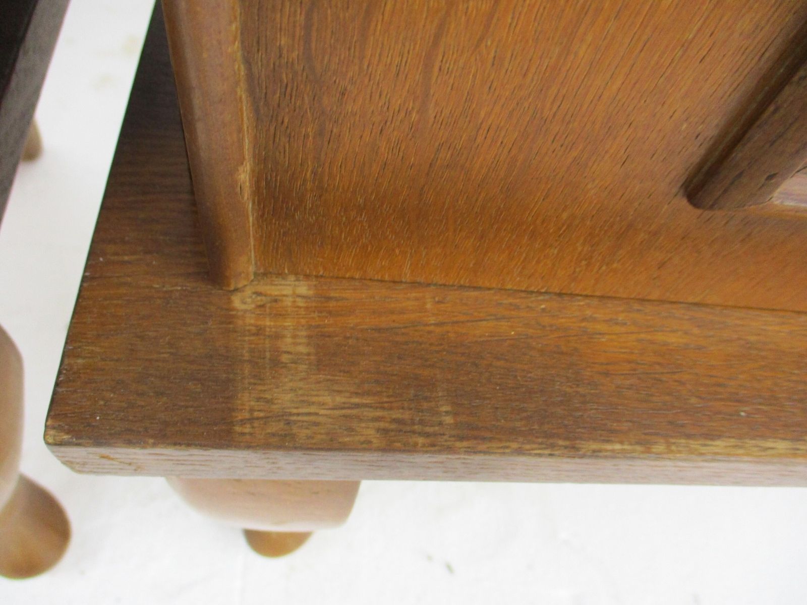 Pair Couple Vintage Nightstands End Tables Dresser 50s Vanity Cabinets Louis XVI photo for sale