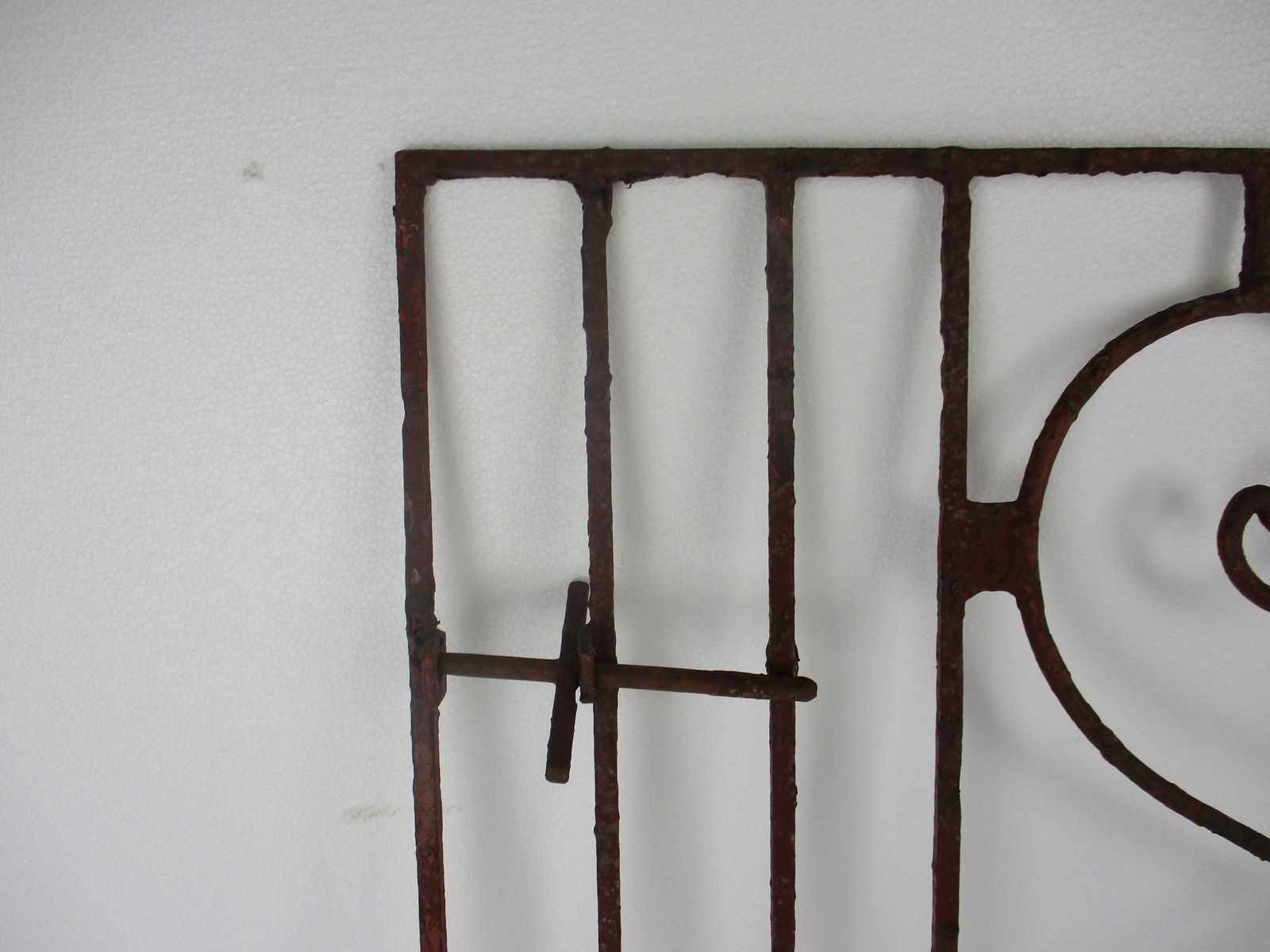 Antique Gate Hinged Hearts Architectural Fence Salvaged Wall Decor Garden photo furniture