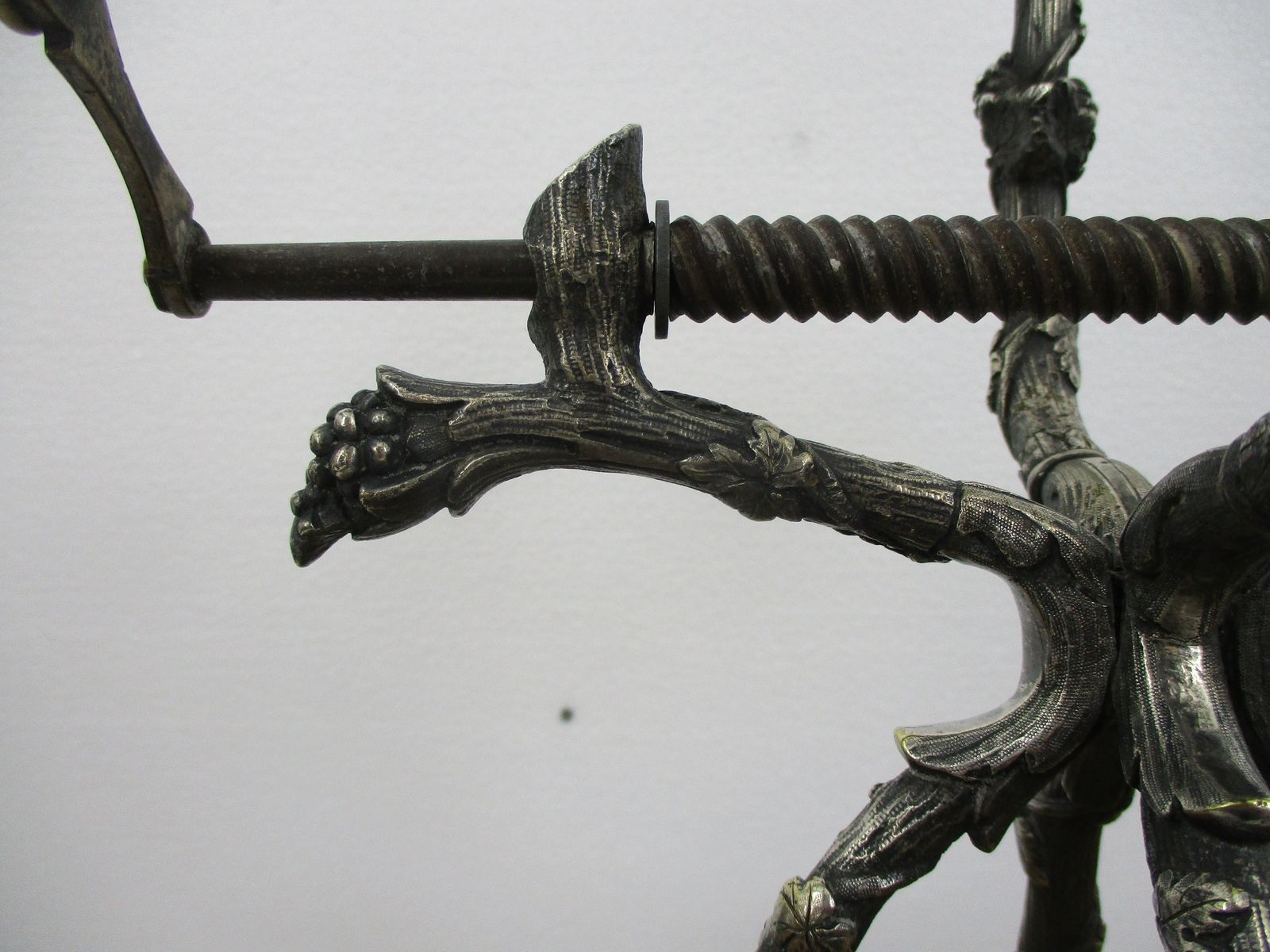 Antique Bottle Holder Pourer Mechanic Decanting Cradle Silver Plated Victorian photo 1215.0