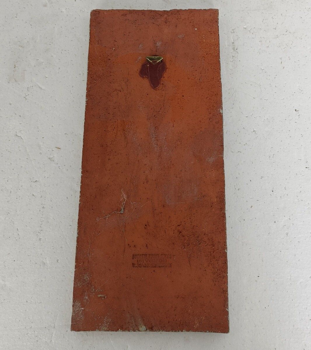 Funky Wall Plaque Glazed Ceramic Tile Giant Arno Brys For Amphora Vandeweghe1980 photo Art