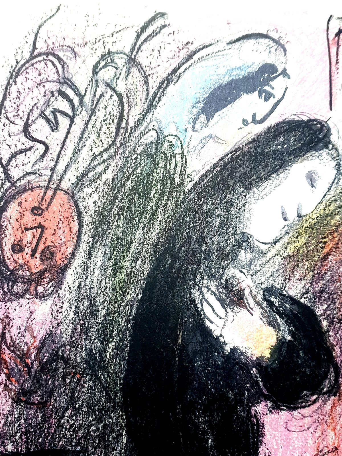 Marc Chagallmarc Chagall   Inspiration   Original Lithograph From "Chagall Lithographe" V. 21963 photo 1101.0