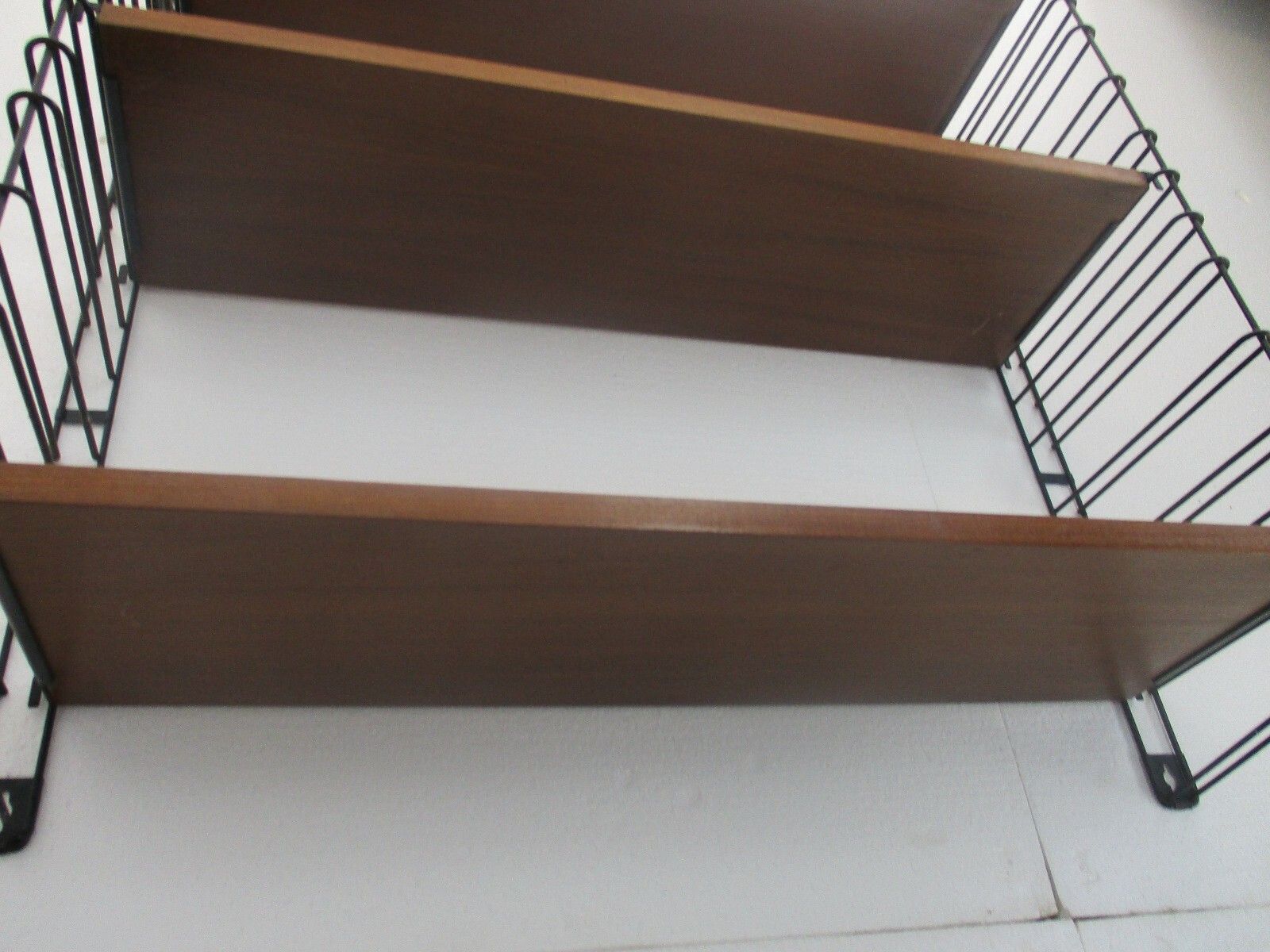 photo for sale Mid Century Modern Tomado Wall Shelving Unit Teak Dutch Design Adjustable Retro