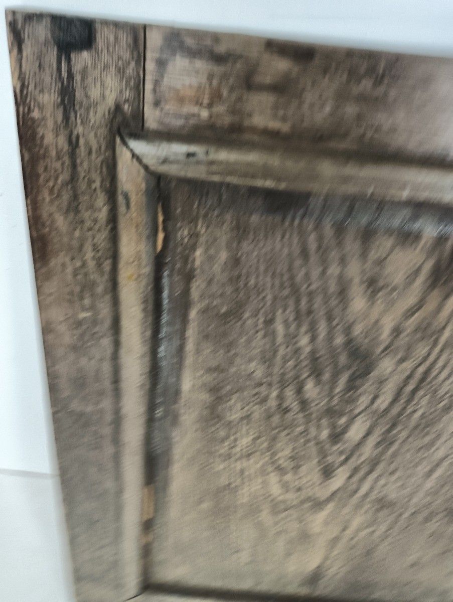 Pair Door Panels Carved Wood Flowers Baskets Architectural Reclaimed Salvaged An photo furniture