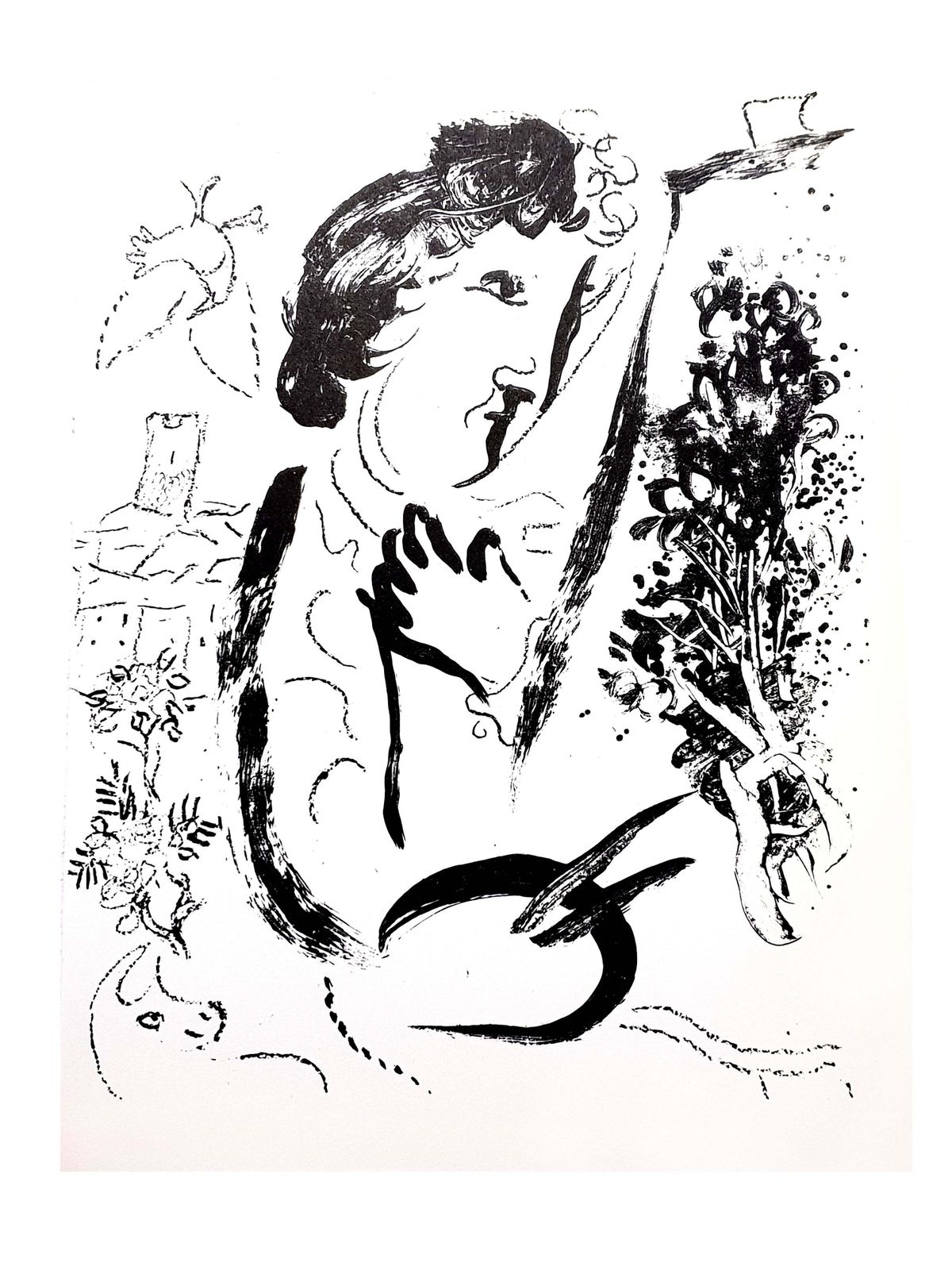 Marc Chagallmarc Chagall   Original Lithograph1963 photo 1082.0