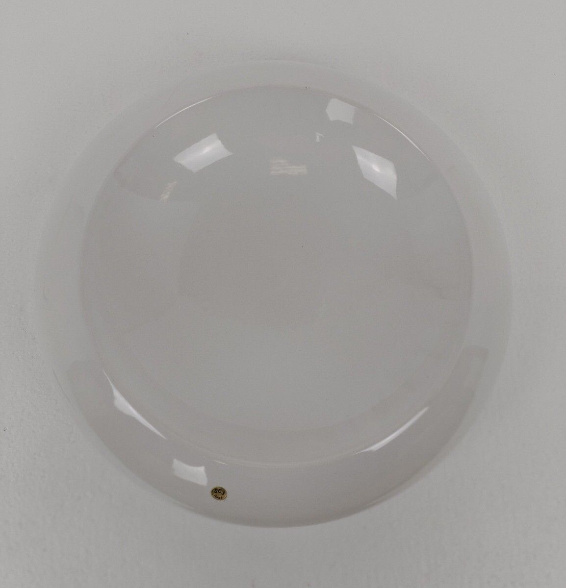 Pino Spagnolo For Sicart Italy, 1960/70's Space Age Dish Bowl Collector White photo for sale