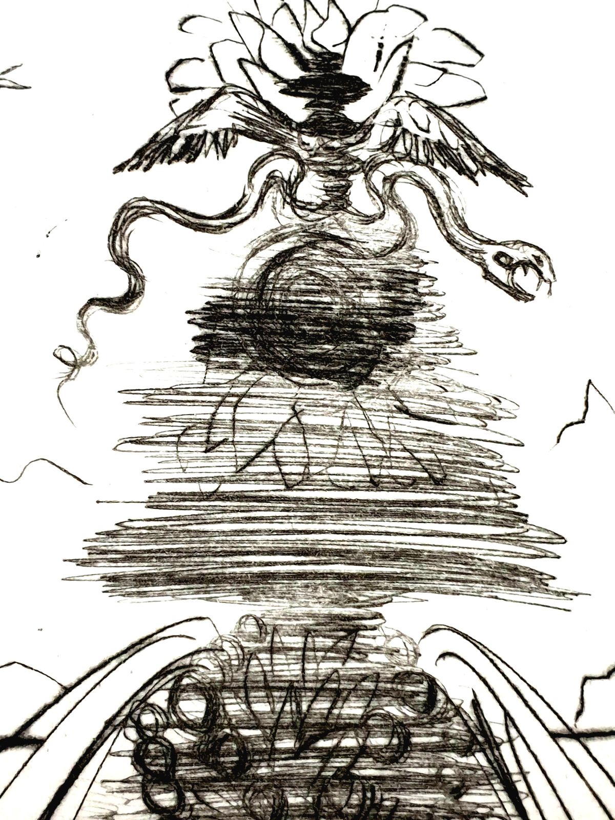 Salvador Dalí­Salvador Dali   Cleopatra   Original Etching1969 photo 2424.0