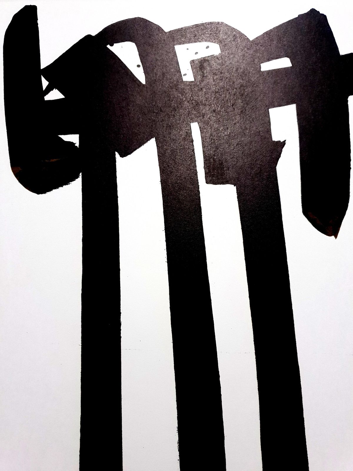 Pierre Soulagespierre Soulages   Original Lithograph1970 photo for sale