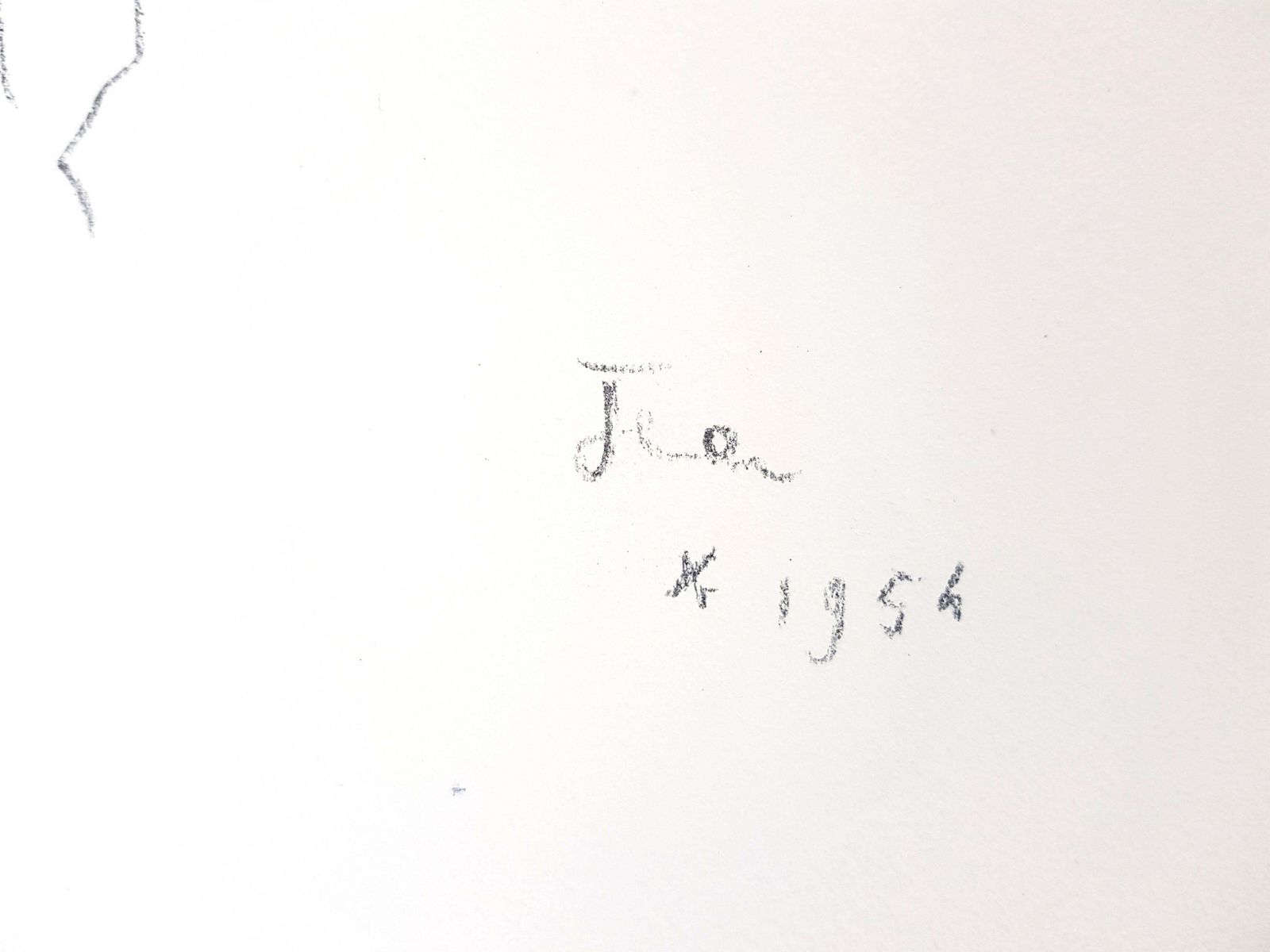 Jean Cocteaujean Cocteau   Lovers   Original Lithograph1954 photo Art