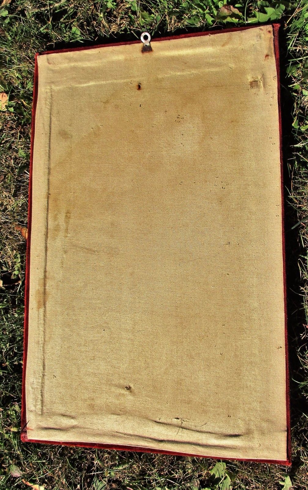 photo furniture Antique Wall Hanging 18th Century Jesus Christ Crucifix Wood On Velvet Gorgeous