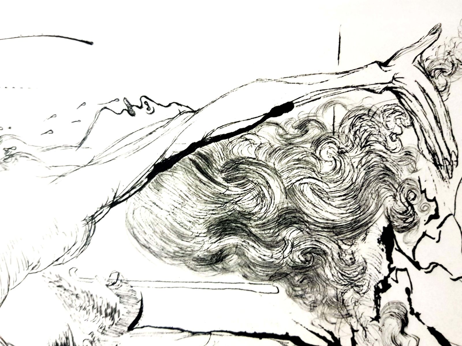 Salvador Dalí­Salvador Dali   Nude With Snail1967 photo 1498.0