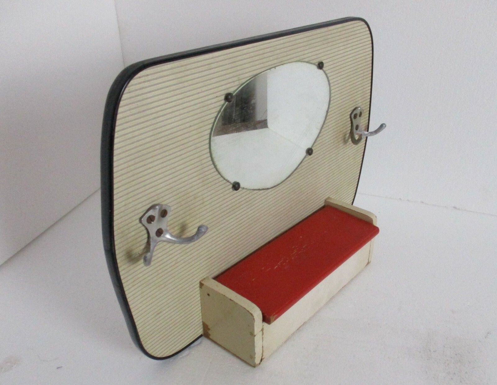 Kitchen Hallway Apothecary Bathroom Cabinet Glass Comb Box Rockabilly Style photo vinterior