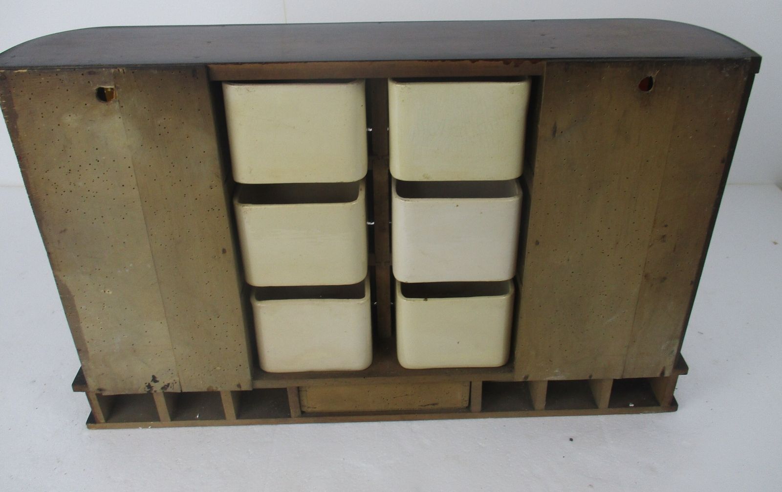 photo furniture Art Deco Nouveau  Kitchen Spice Rack Cabinet Pop Art Herbs Spices  Jars Colored