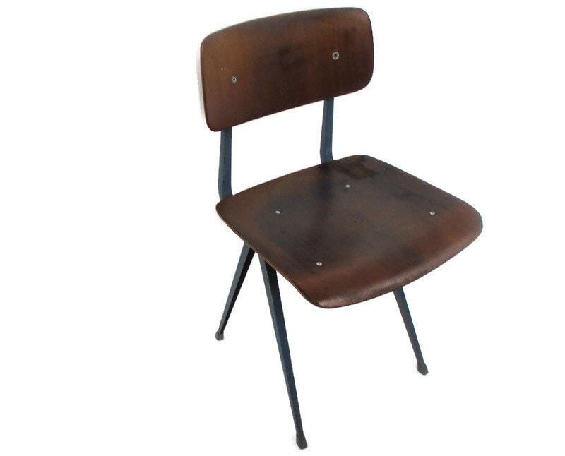 Friso Kramer Brown Result Chair Ahrend De Cirkel Fifties Retro, Finn Juhl Eames