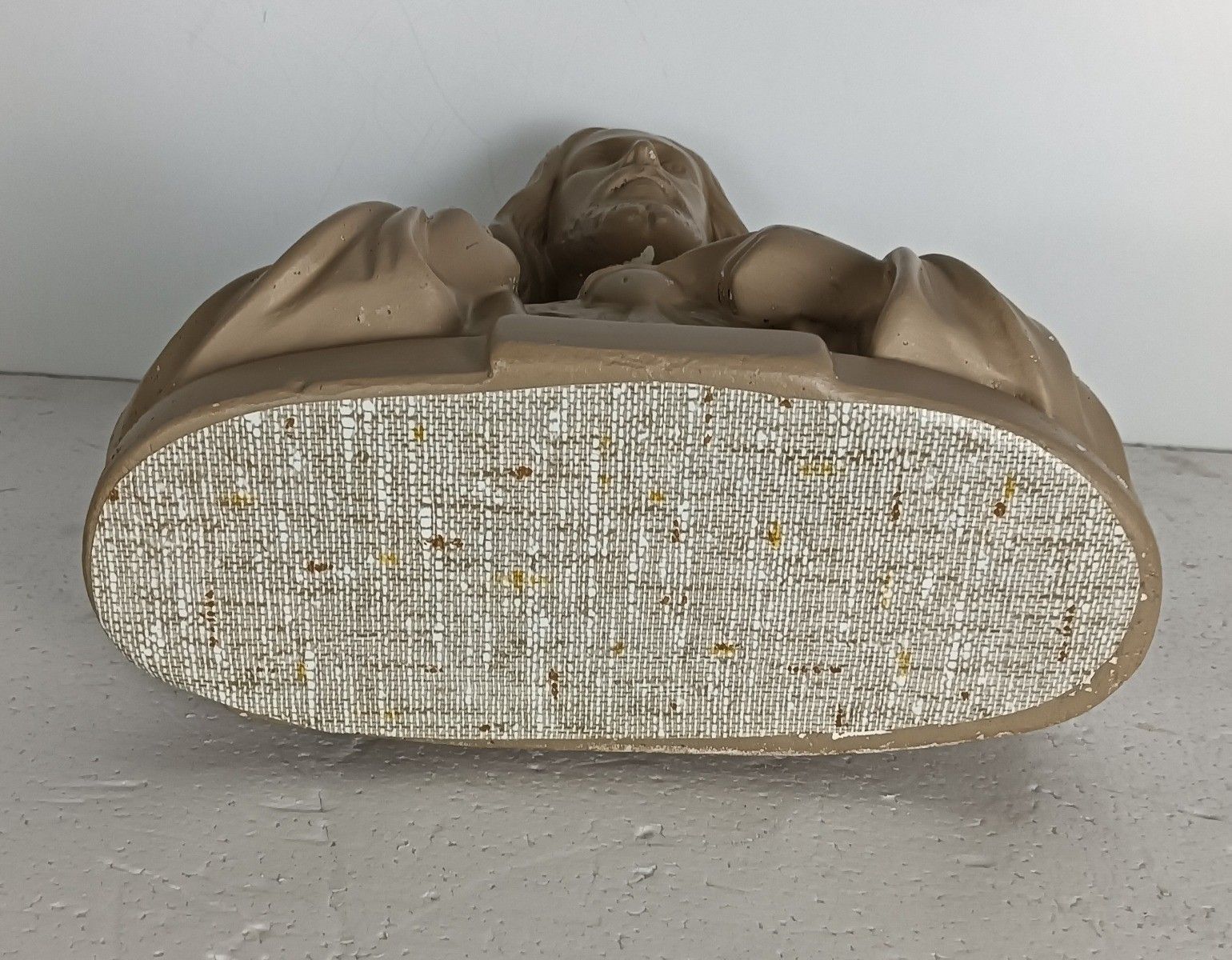 Art Deco Plaster Bust Jesus Christ Saviour Holy Heart Plaster Marked Arnova photo buy