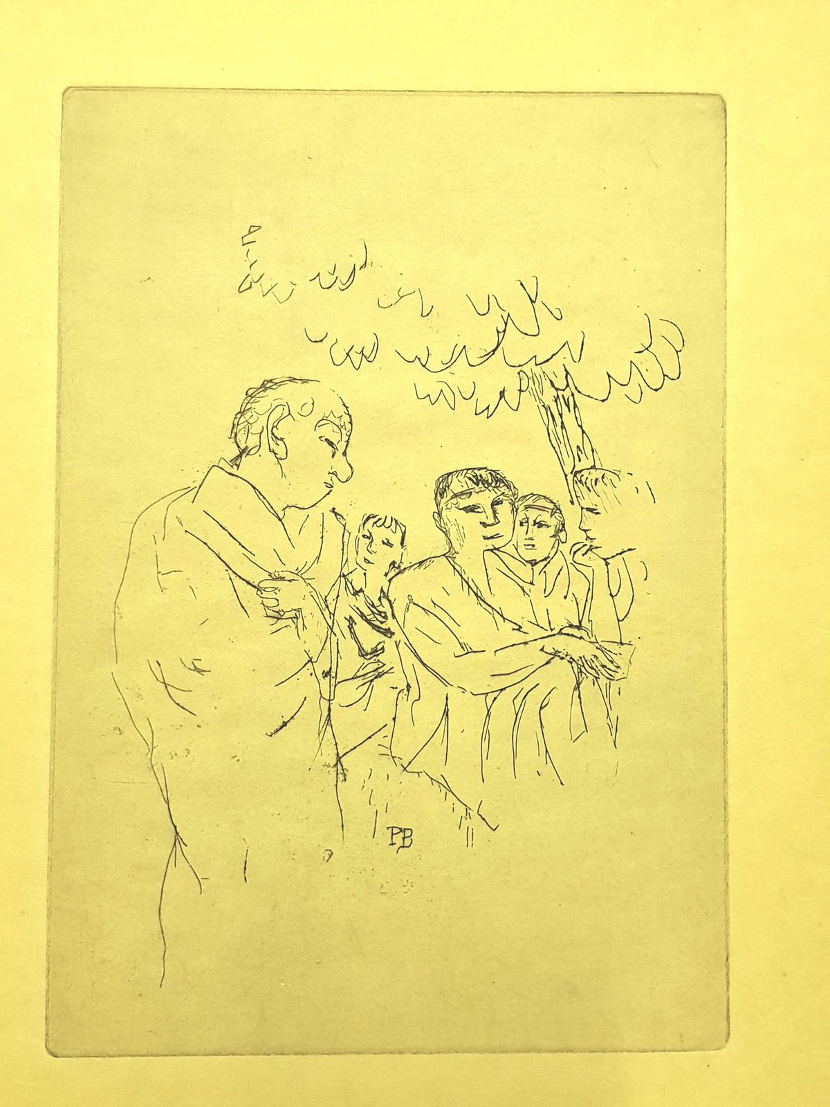 Pierre Bonnardpierre Bonnard   People   Original Etchingcirca 1940