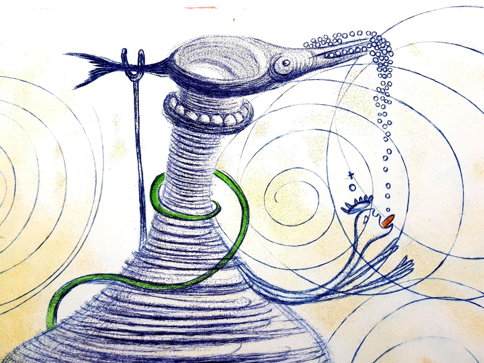 Salvador Dalí­Salvador Dali   Large Flask1967 photo Art