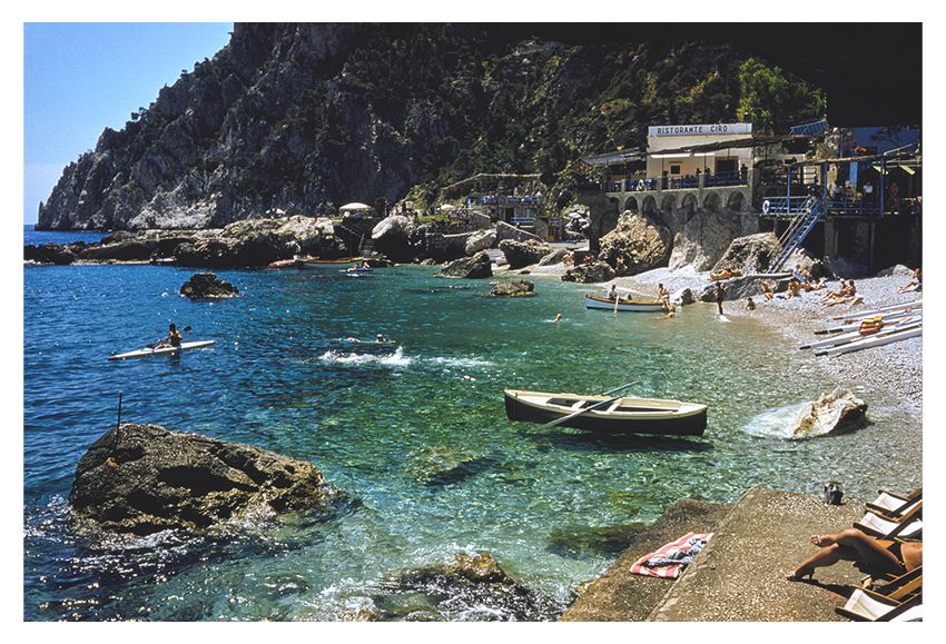 Toni Frissell 'A Beach In Capri' Unframed Archival Pigment Print photo furniture