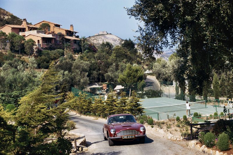 Slim Aarons 'Il Pellicano Tennis' Framed White