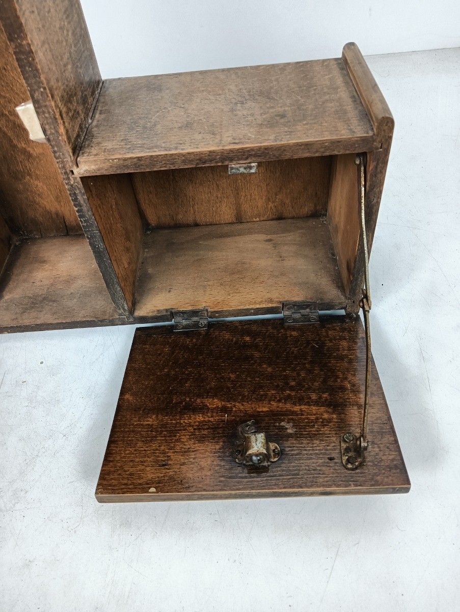 photo for sale Antique Art Deco Wall Hanging Medicine Apothecary Pharmacy Cabinet Shaving Cabin