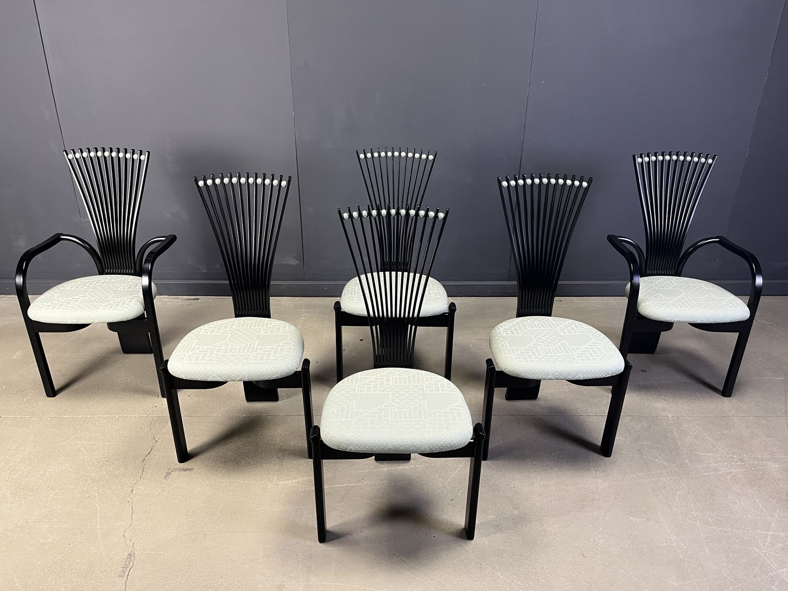 photo for sale Totem Chairs By Torstein Nilsen For Westnofa, 1980s Set Of 6