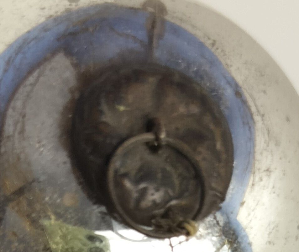 Antique Witch Witches Round  Ball 2 Silver 1 Bluecrackle Mercury Glass Ornate Pr photo Home Decor