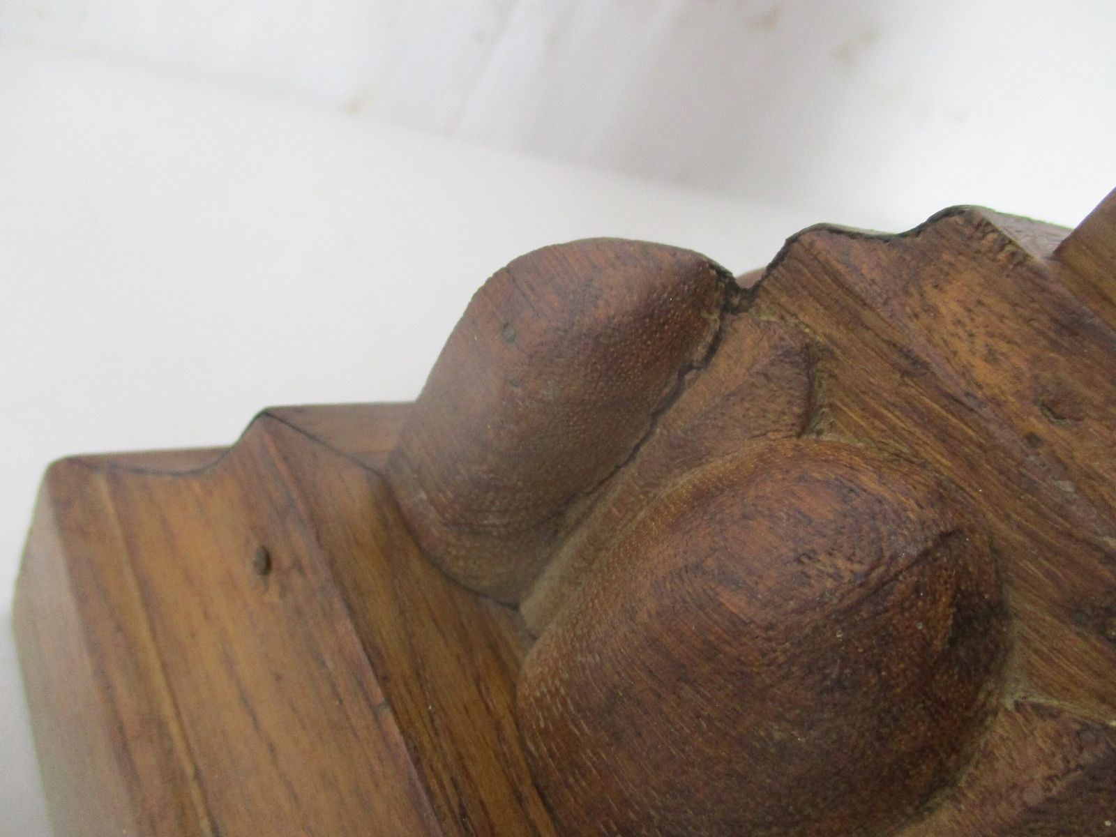 Heavy Large French Hand Carved Wood Pediment Ornate Finial Architectural Decorat photo buy