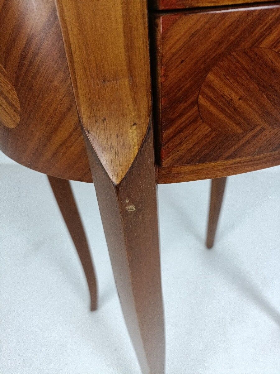 Gorgeous Marquetry Inlay Chest Of Drawers Dresser Cabinet Wood Italian End Table photo 648.0