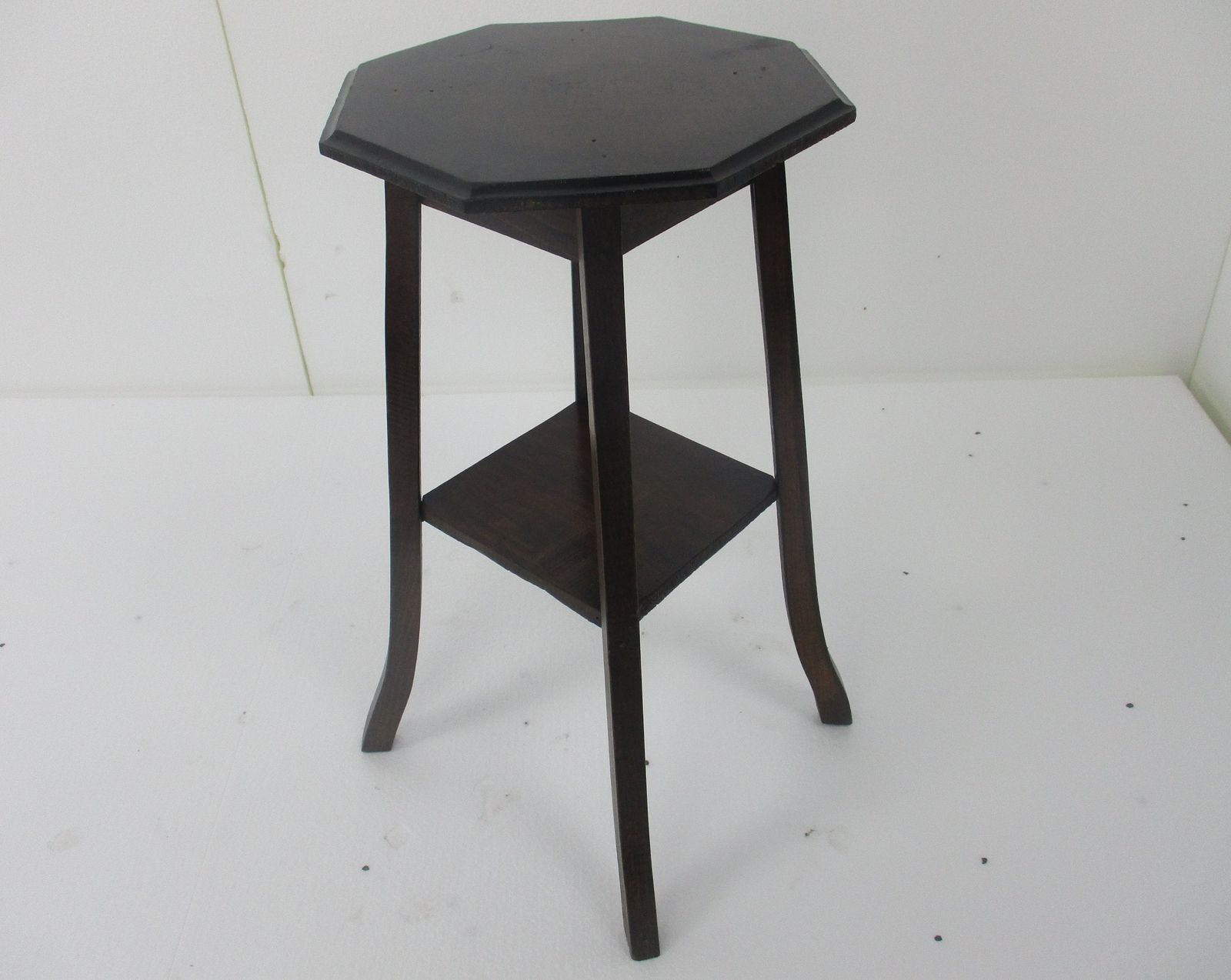 Small Art Nouveau Pedestal Table Plant Flower Stand Side Table 2 Tier Art Deco B photo furniture